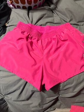 Women's Athletic Shorts in Bright Pink